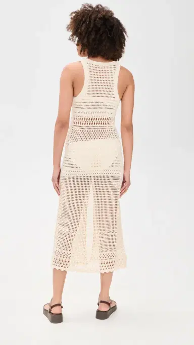 ISABEL MARANT ÉTOILE Zaro Dress Ecru 40 | Thumbnail 3