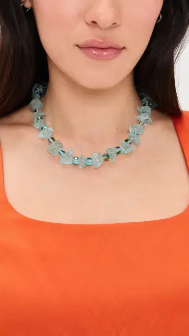 Ian Charms Iced Out Necklace Silver One Size | Thumbnail 3 Ian Charms Iced Out Necklace Silver One Size | Thumbnail 3
