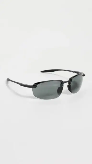 Maui Jim Ho'Okipa Ultra Sunglasses Black-Black-Grey One Size | Thumbnail 4