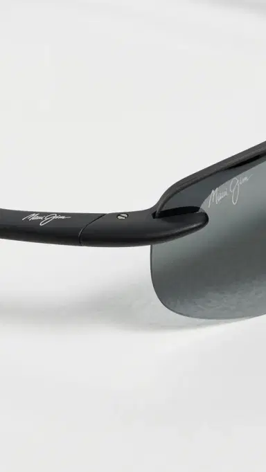 Maui Jim Ho'Okipa Ultra Sunglasses Black-Black-Grey One Size | Thumbnail 5