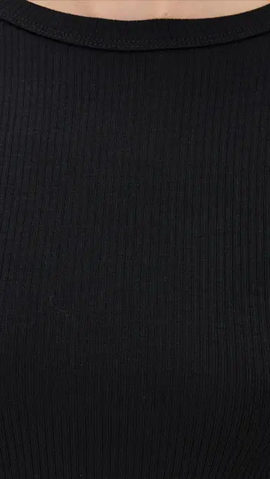 Madewell Modal Rib Long Sleeve Crew Jet Black | Thumbnail 6 Madewell Modal Rib Long Sleeve Crew Jet Black | Thumbnail 6