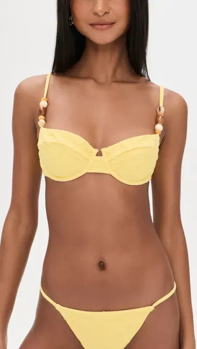 DEVON WINDSOR Poppy Bikini Top Lemondrop | Thumbnail 2 DEVON WINDSOR Poppy Bikini Top Lemondrop | Thumbnail 2