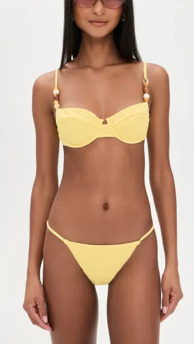 DEVON WINDSOR Poppy Bikini Top Lemondrop | Thumbnail 5 DEVON WINDSOR Poppy Bikini Top Lemondrop | Thumbnail 5
