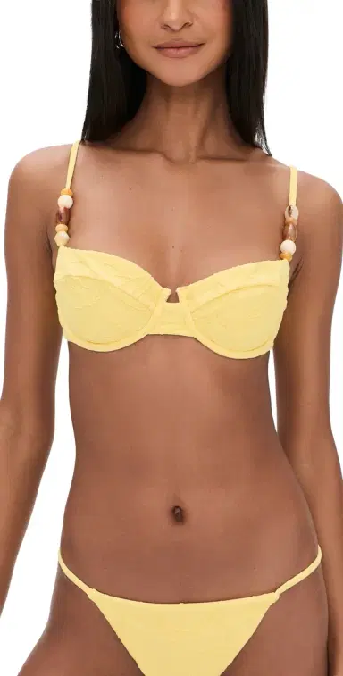 DEVON WINDSOR Poppy Bikini Top Lemondrop | Thumbnail 1 DEVON WINDSOR Poppy Bikini Top Lemondrop | Thumbnail 1