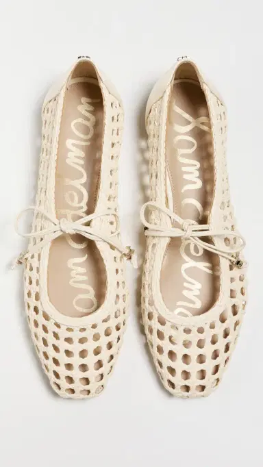 Sam Edelman Marcie Woven Flats Modern Ivory Weave 8 | Thumbnail 5
