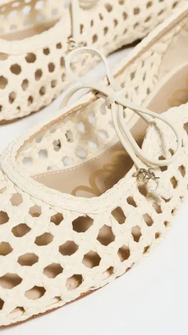 Sam Edelman Marcie Woven Flats Modern Ivory Weave 8 | Thumbnail 6