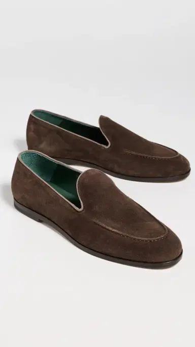 Vinny's Marcel Suede Loafers Dark Brown Suede | Thumbnail 4