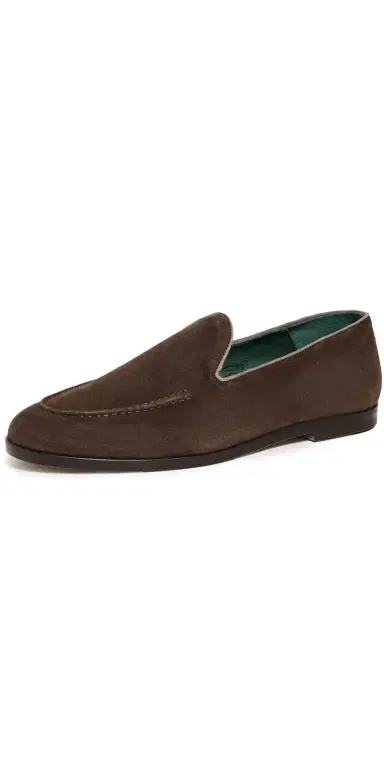 Vinny's Marcel Suede Loafers Dark Brown Suede | Thumbnail 1