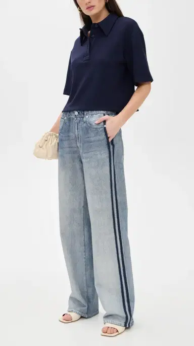 rag & bone Rb Miramar Wide Leg Track Pants Coney M | Thumbnail 2 rag & bone Rb Miramar Wide Leg Track Pants Coney M | Thumbnail 2