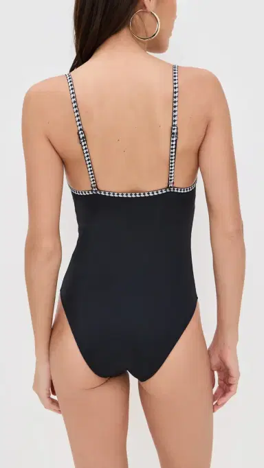 Lemlem Lena Classic One Piece Black | Thumbnail 3 Lemlem Lena Classic One Piece Black | Thumbnail 3