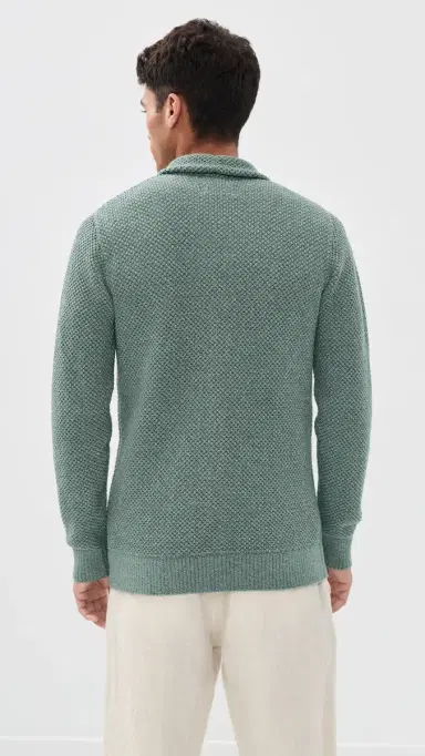 Taylor Stitch The Crawford Sweater Deep Sea Twist 40 | Thumbnail 3