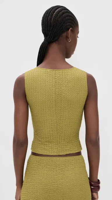 Lisa Says Gah Summer Top Olive | Thumbnail 3