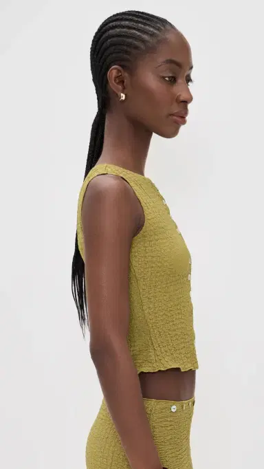 Lisa Says Gah Summer Top Olive | Thumbnail 4