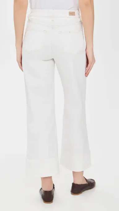 PAIGE Anessa Wide Leg Jeans Toasted Ecru 31 | Thumbnail 3