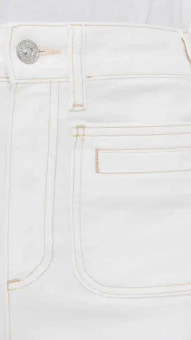 PAIGE Anessa Wide Leg Jeans Toasted Ecru 31 | Thumbnail 6