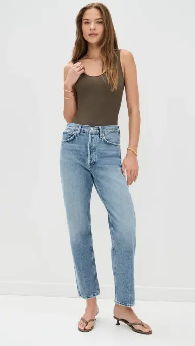 AGOLDE 90s Mid Rise Straight Jeans Vault 32 | Thumbnail 5