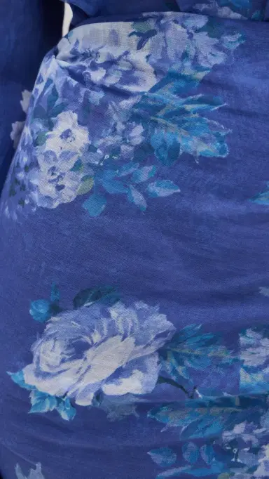 Coniglio Palm Beach Ruffle Power Pareo Brushstroke Floral Misty Blue | Thumbnail 6 Coniglio Palm Beach Ruffle Power Pareo Brushstroke Floral Misty Blue | Thumbnail 6