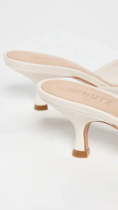 Schutz Dethalia Slide Heels Pearl 5 | Thumbnail 4