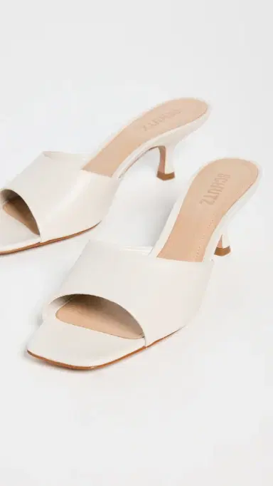 Schutz Dethalia Slide Heels Pearl 5 | Thumbnail 5
