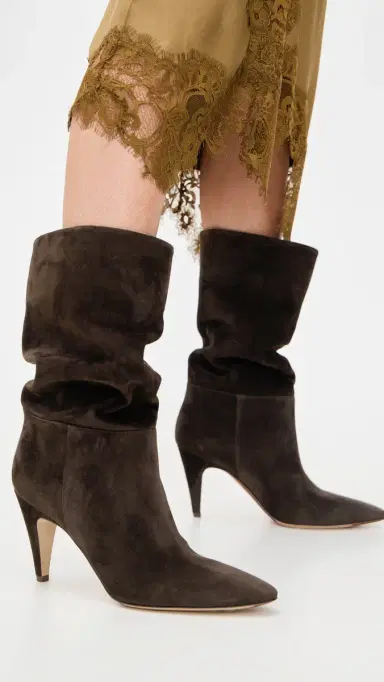 Gianvito Rossi Elise Camoscio Stivale Boots Moka | Thumbnail 3