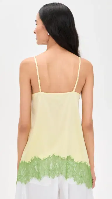 Staud Chloe Silk Camisole Key Lime/Sprout | Thumbnail 3 Staud Chloe Silk Camisole Key Lime/Sprout | Thumbnail 3