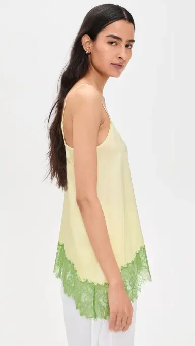 Staud Chloe Silk Camisole Key Lime/Sprout | Thumbnail 4 Staud Chloe Silk Camisole Key Lime/Sprout | Thumbnail 4