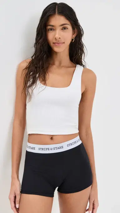 Stripe & Stare Women's Boxers Black S | Thumbnail 5