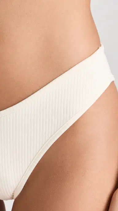 Montce Lulu Bikini Bottoms Cream Rib | Thumbnail 5