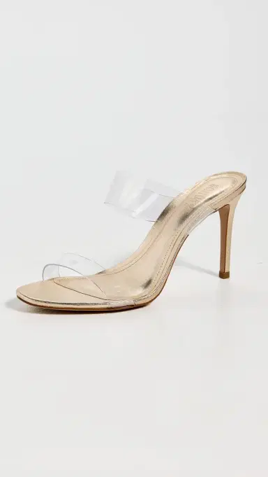 Schutz Ariella Strappy Sandals Gold | Thumbnail 2