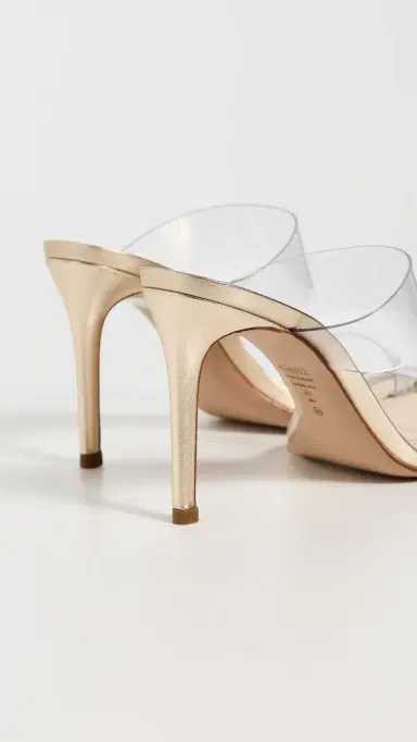 Schutz Ariella Strappy Sandals Gold | Thumbnail 4