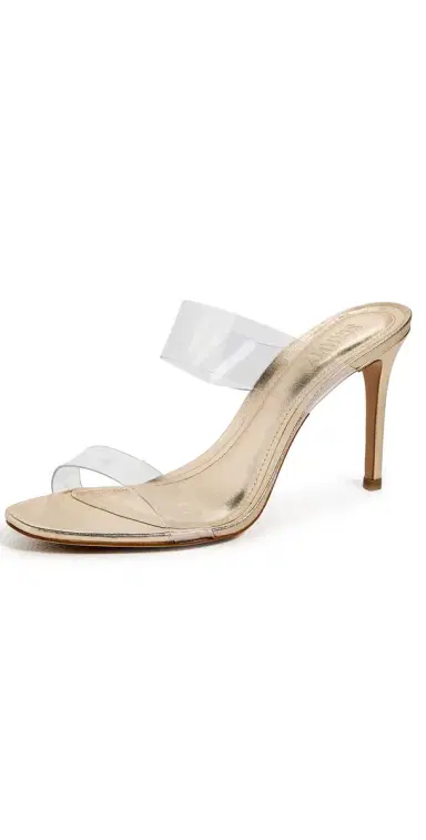 Schutz Ariella Strappy Sandals Gold | Thumbnail 1