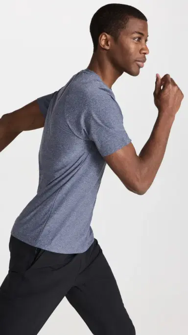 Rhone Reign Short Sleeve Tee Midnight Heather | Thumbnail 4