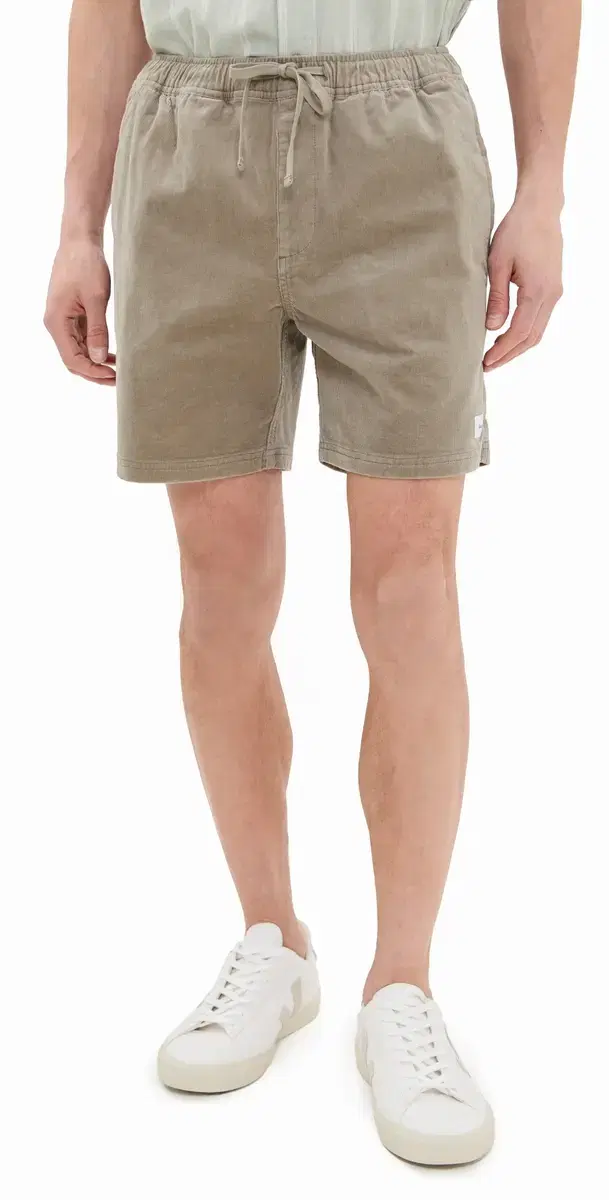 Corduroy Local Shorts 6 Warm Grey