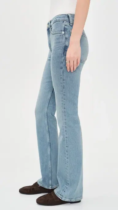 rag & bone Peyton Mr Full Length Bootcut Jeans Everglade | Thumbnail 4
