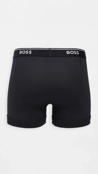 BOSS Classic Cotton 3 Pack Boxer Briefs Black L | Thumbnail 5 BOSS Classic Cotton 3 Pack Boxer Briefs Black L | Thumbnail 5