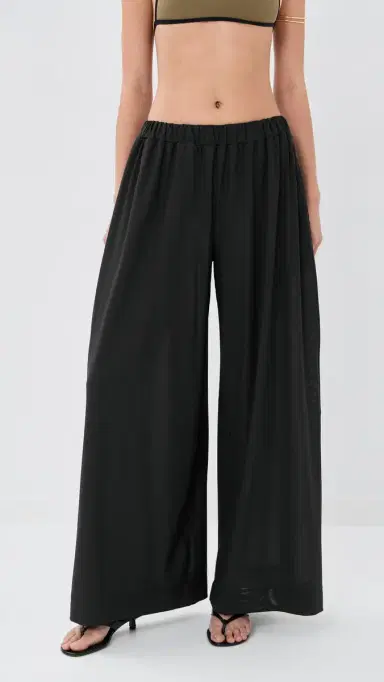 Staud Marza Coverup Pants Black | Thumbnail 2