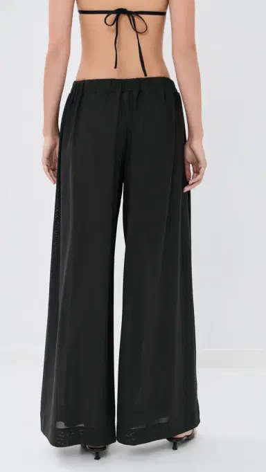 Staud Marza Coverup Pants Black | Thumbnail 3