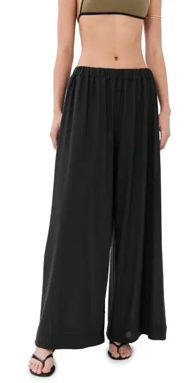 Staud Marza Coverup Pants Black | Thumbnail 1