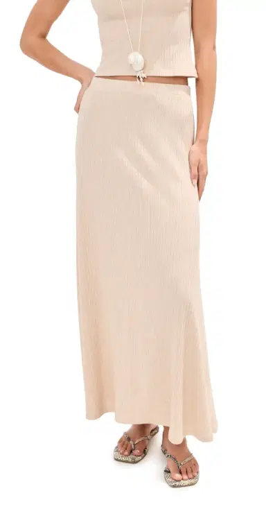 LE BOP Remi Skirt Oatmeal | Thumbnail 1