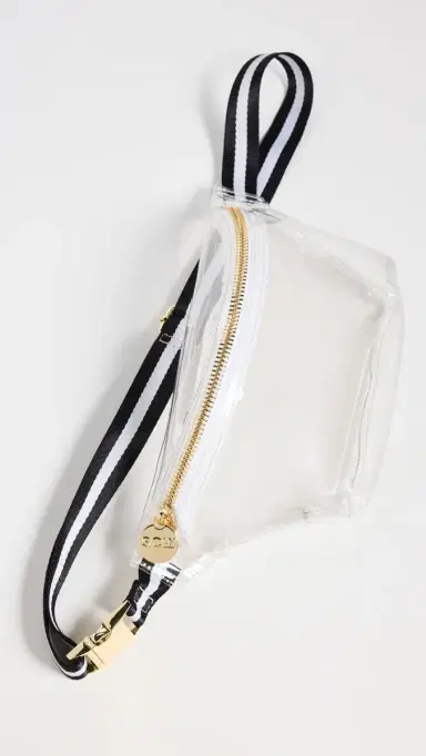 Stoney Clover Lane Stadium Clear Fanny Pack Noir/White One Size | Thumbnail 2 Stoney Clover Lane Stadium Clear Fanny Pack Noir/White One Size | Thumbnail 2