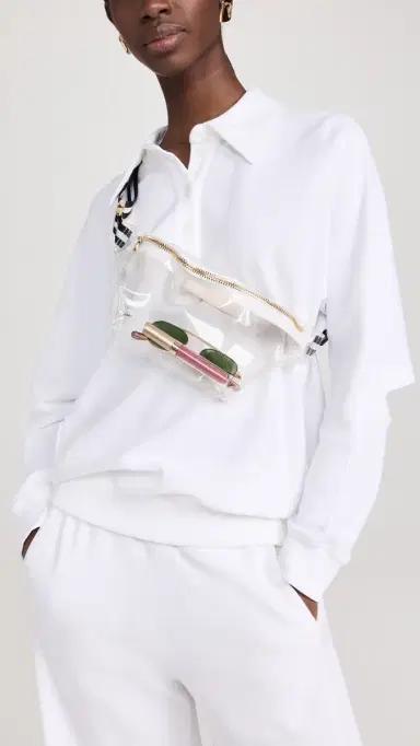 Stoney Clover Lane Stadium Clear Fanny Pack Noir/White One Size | Thumbnail 3 Stoney Clover Lane Stadium Clear Fanny Pack Noir/White One Size | Thumbnail 3