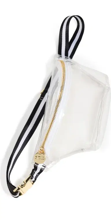 Stoney Clover Lane Stadium Clear Fanny Pack Noir/White One Size | Thumbnail 1 Stoney Clover Lane Stadium Clear Fanny Pack Noir/White One Size | Thumbnail 1