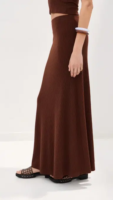LE BOP Remi Skirt Chocolate | Thumbnail 5