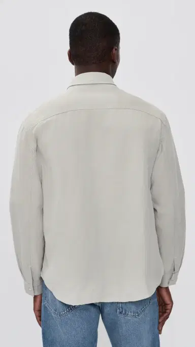 Frame Long Sleeve Classic Shirt Light tone | Thumbnail 3