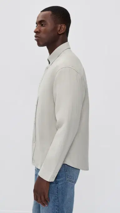Frame Long Sleeve Classic Shirt Light tone | Thumbnail 4