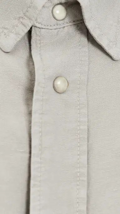 Frame Long Sleeve Classic Shirt Light tone | Thumbnail 6