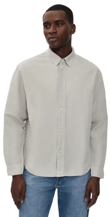 Frame Long Sleeve Classic Shirt Light tone | Thumbnail 1
