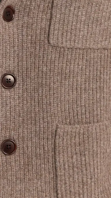 Alex Mill Mitchell Cardigan In Marled Cashmere Heather Walnut S | Thumbnail 6 Alex Mill Mitchell Cardigan In Marled Cashmere Heather Walnut S | Thumbnail 6