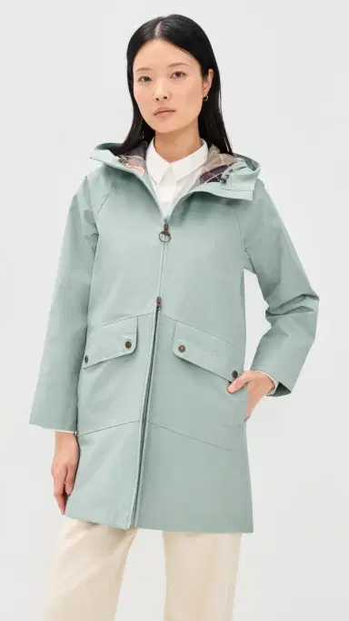 Barbour Heron Jacket Blue Sage/Gardenia | Thumbnail 2