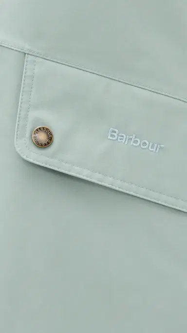 Barbour Heron Jacket Blue Sage/Gardenia | Thumbnail 6